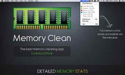 Memory Clean App for Mac