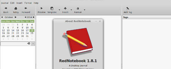 RedNotebook App for Linux