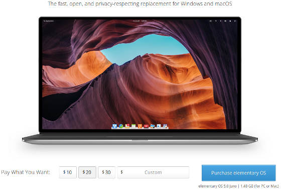 Purchase ElementaryOS 5