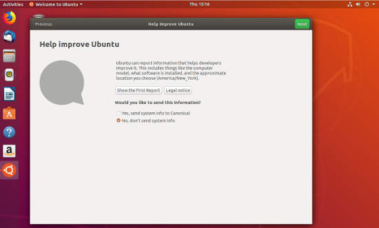 Ubuntu 18.04 Information Collection