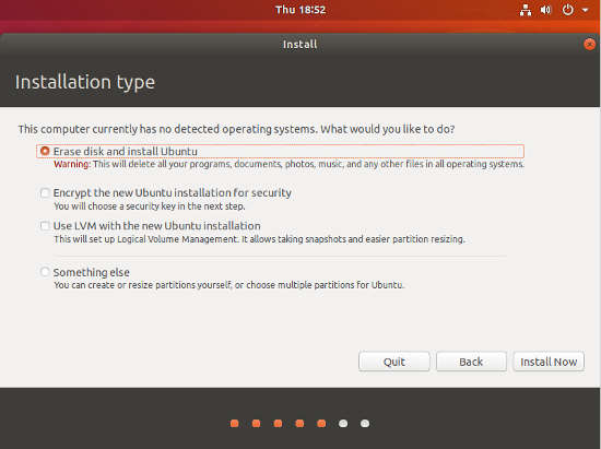 Ubuntu 18.04 Installation Steps